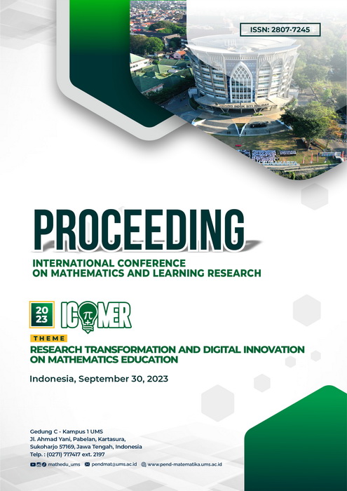 					View 2023: Proceeding International Conference on Mathematics and Learning Research
				