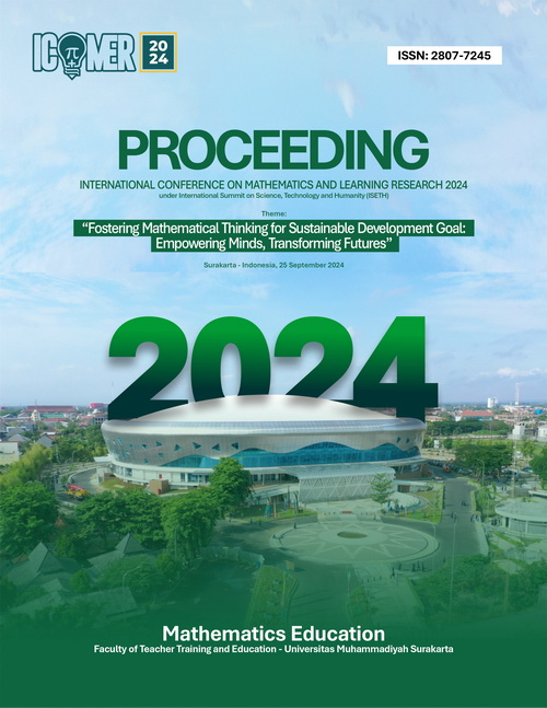 					View 2024: Proceeding International Conference on Mathematics and Learning Research
				