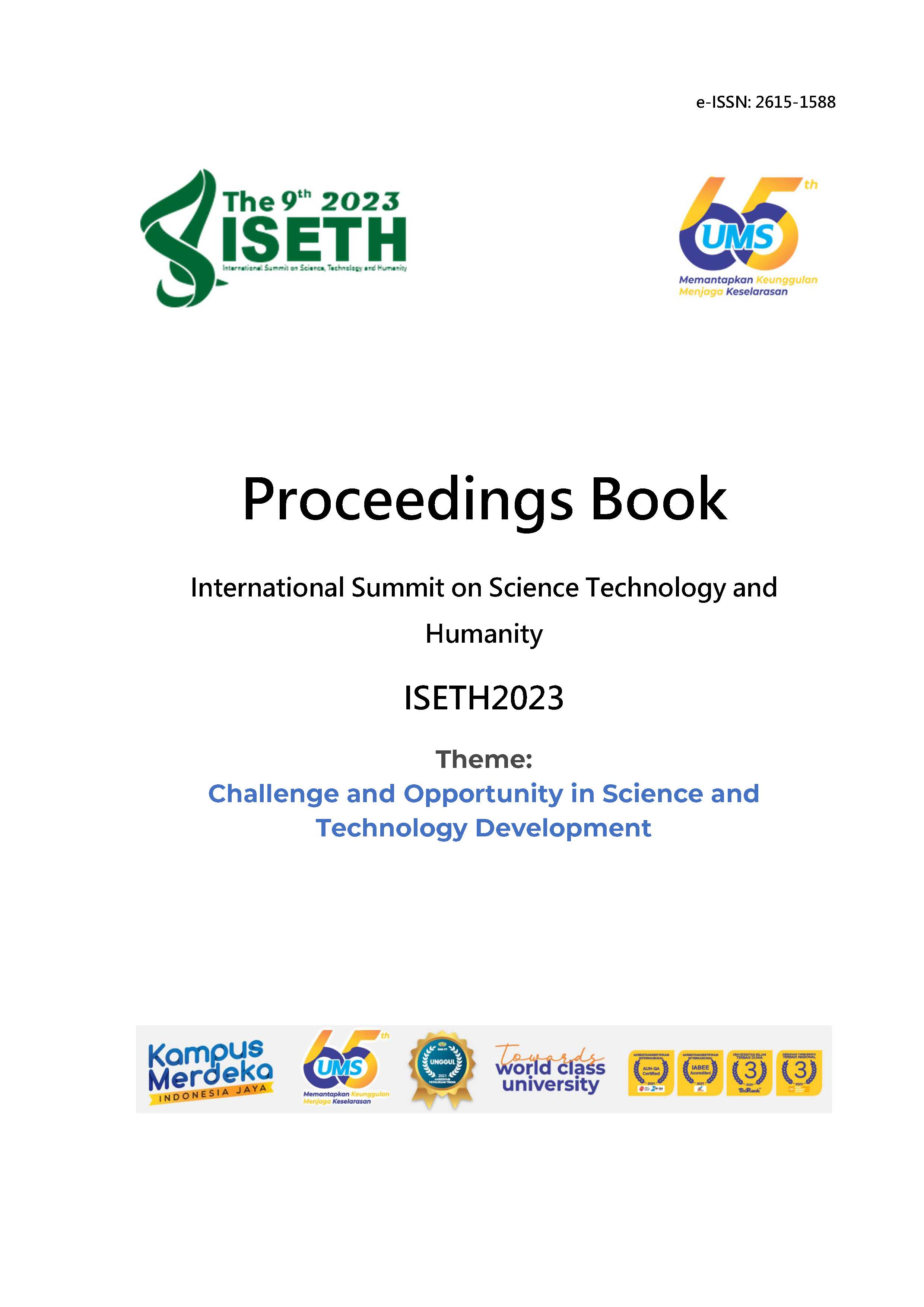 					View 2023: Proceeding ISETH (International Summit on Science, Technology, and Humanity)
				