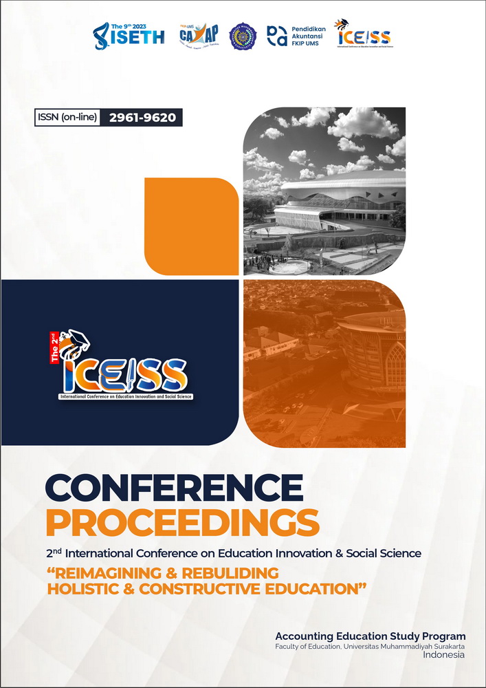 					View 2023: Proceedings International Conference on Education Innovation and Social Science
				