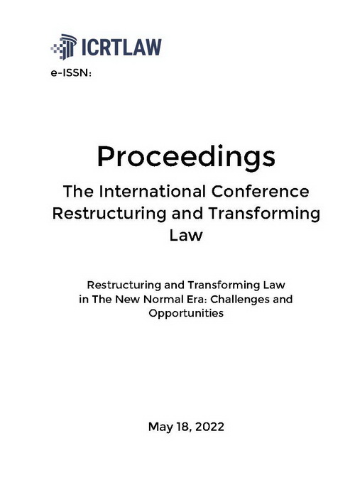 					View 2022: Proceeding International Conference Restructuring and Transforming Law
				