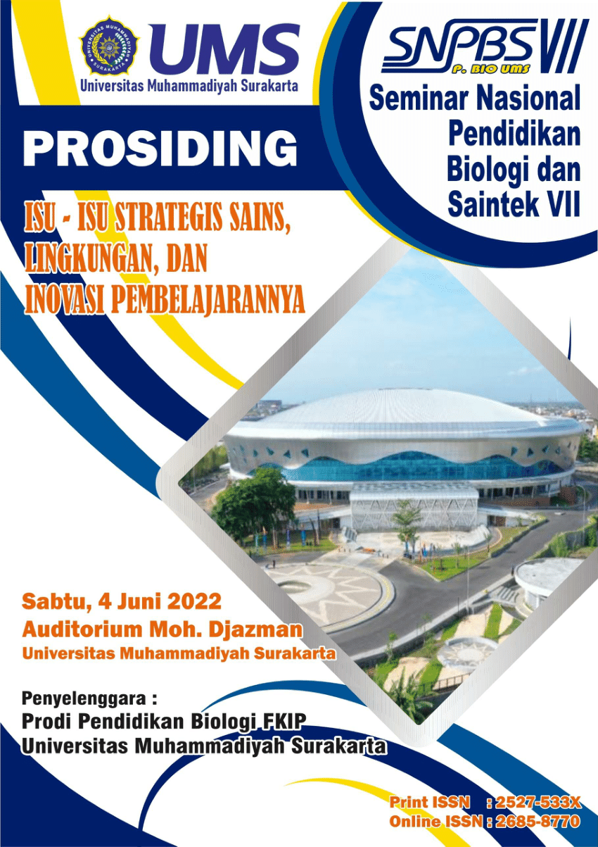 					View 2022: Prosiding SNPBS (Seminar Nasional Pendidikan Biologi dan Saintek)
				