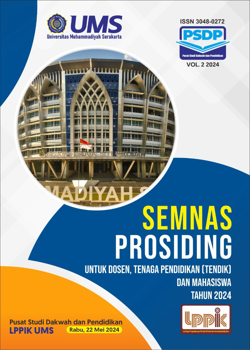 					View 2024: Prosiding Seminar Nasional dan Call for Paper Pengembangan Dakwah, Pondok Al Islam dan Kemuhammadiyahan
				